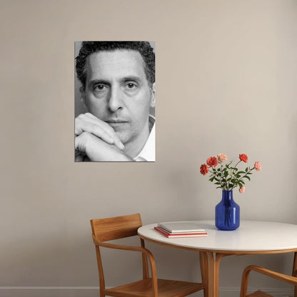 John Turturro Young Portrait Poster for Room Aesthetic Famous Actor Black and White Celebrity Photo Print - xonomax