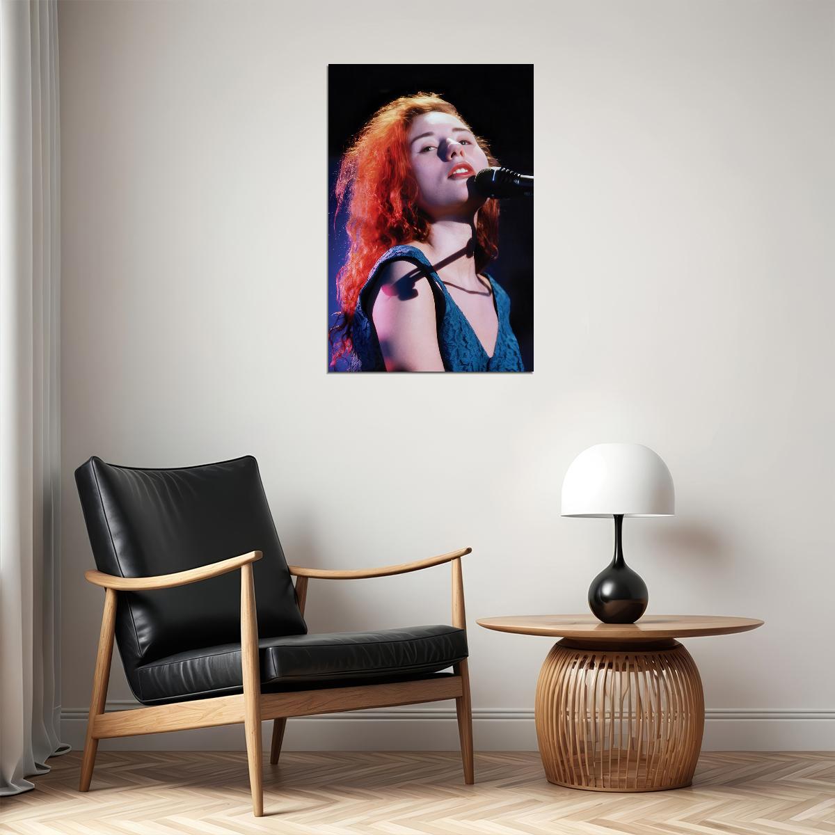 Young Tori Amos on Concert Live in 90s Music Poster for Room Aesthetic Celebrity Photo Print Grunge Room Decor - xonomax
