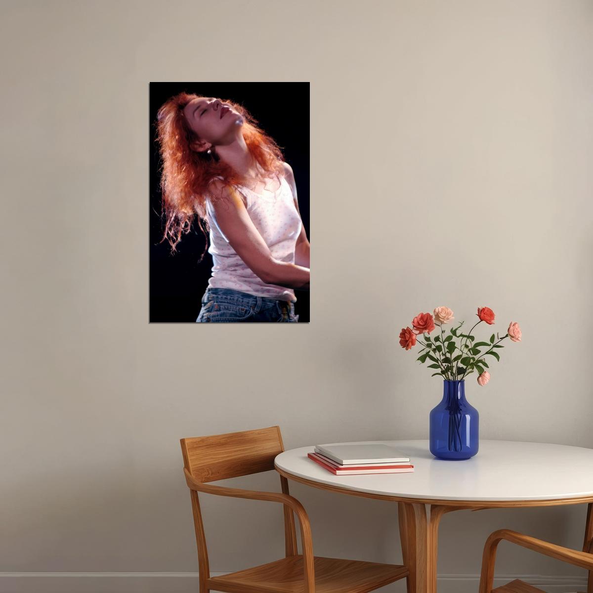 Young Tori Amos Music Poster for Room Aesthetic 90s Live Concert Celebrity Photo Print - xonomax