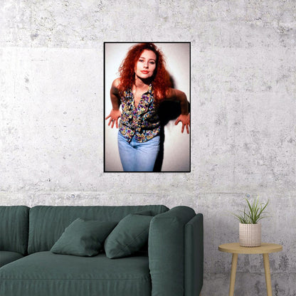 Young Tori Amos in the 90s Poster for Room Aesthetic Celebrity Photo Print Grunge Room Decor - xonomax