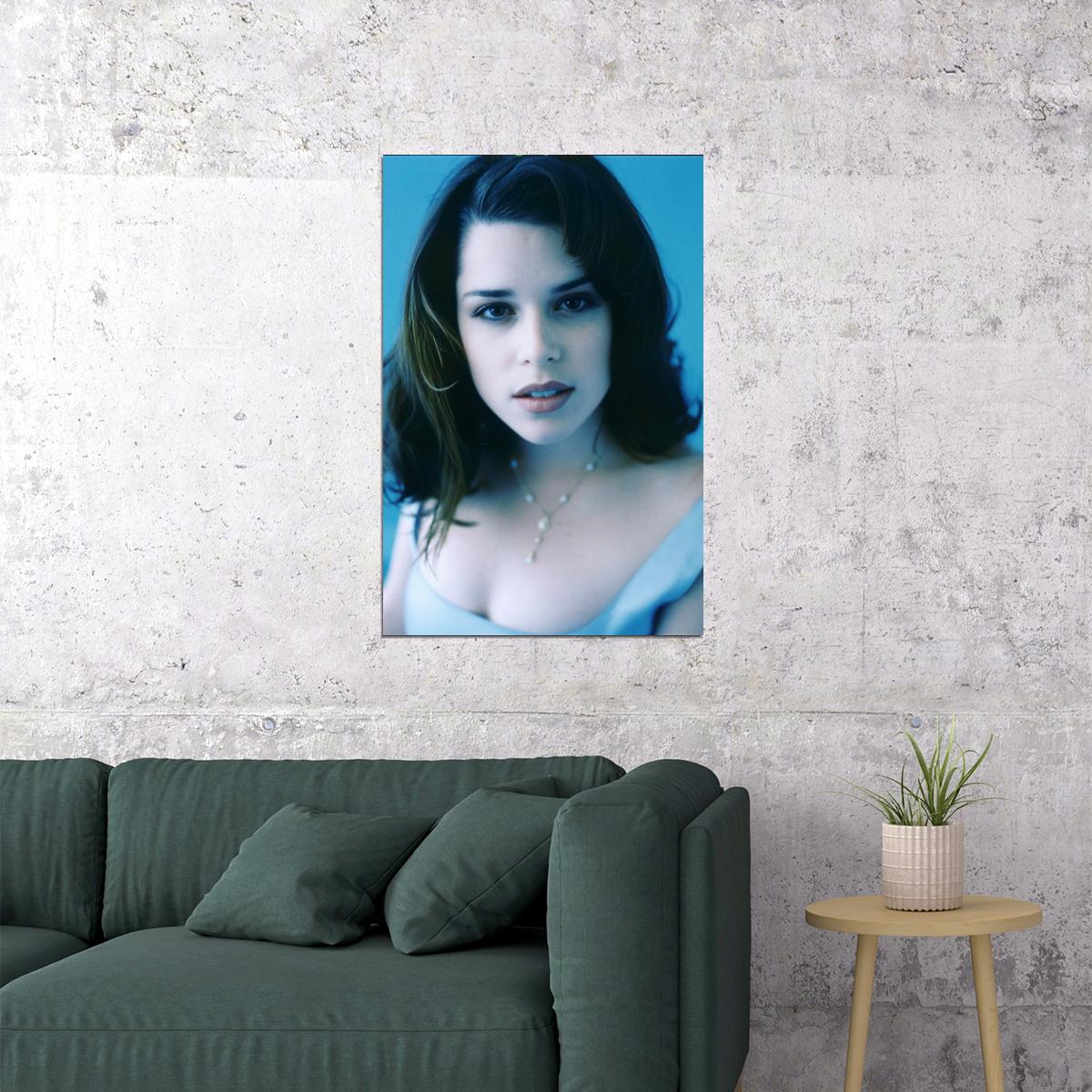 Young Neve Campbell 90s 00s Poster for Room Aesthetic Celebrity Photo Print - xonomax