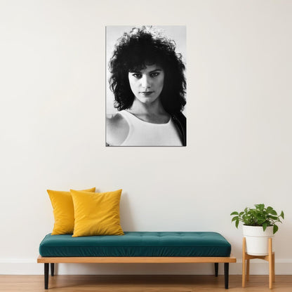 Linda Fiorentino Poster for Room Aesthetic Black and White Celebrity Photo Print - xonomax