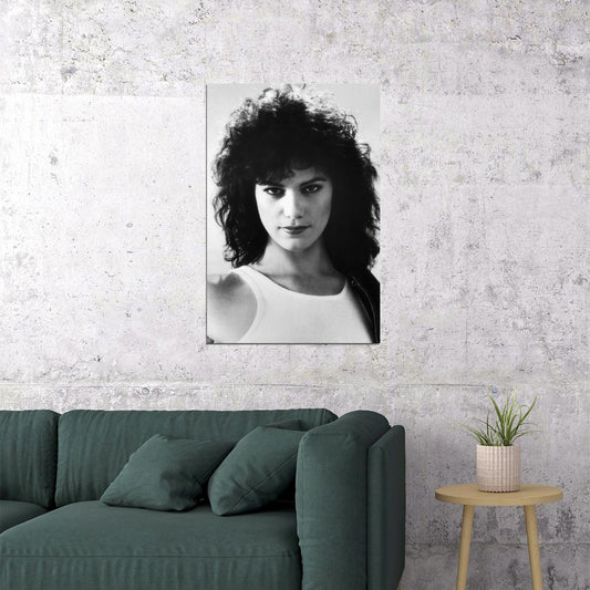 Linda Fiorentino Poster for Room Aesthetic Black and White Celebrity Photo Print - xonomax