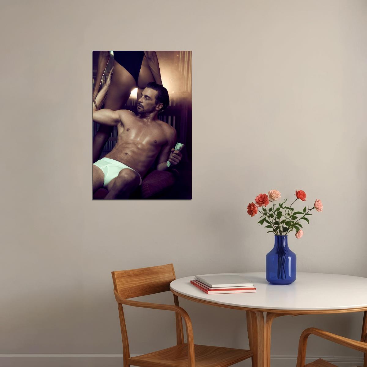 Skeet Ulrich Poster for Room Aesthetic Shirtless Celebrity Photo Print - xonomax