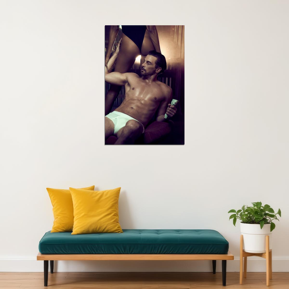 Skeet Ulrich Poster for Room Aesthetic Shirtless Celebrity Photo Print - xonomax