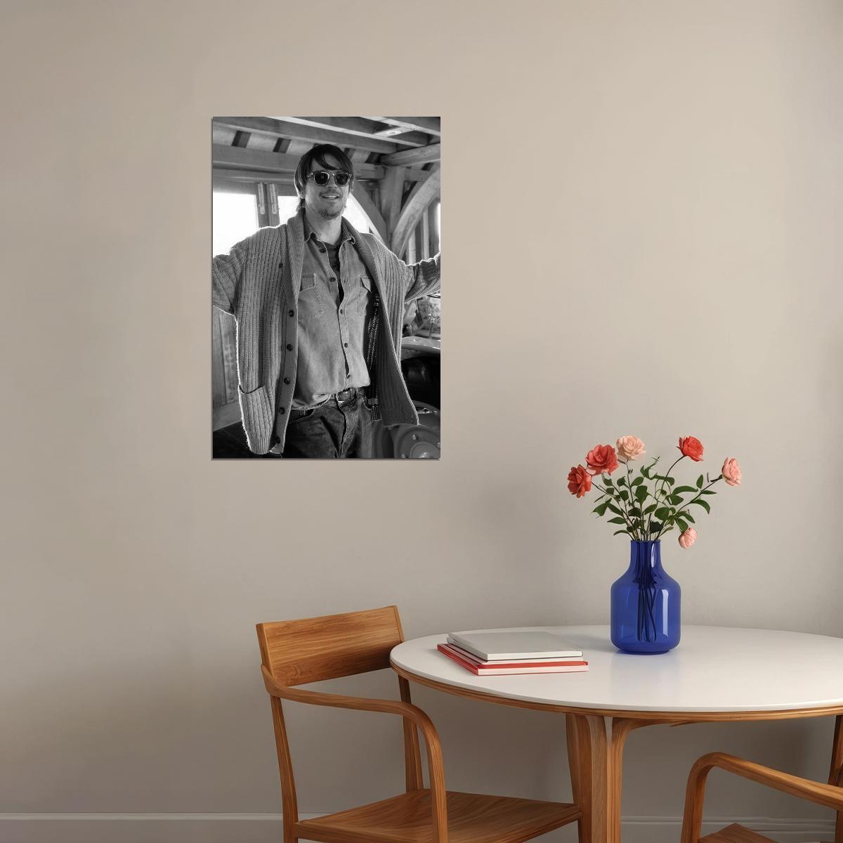 Josh Hartnett Poster for Room Aesthetic Black and White Celebrity Photo Print - xonomax
