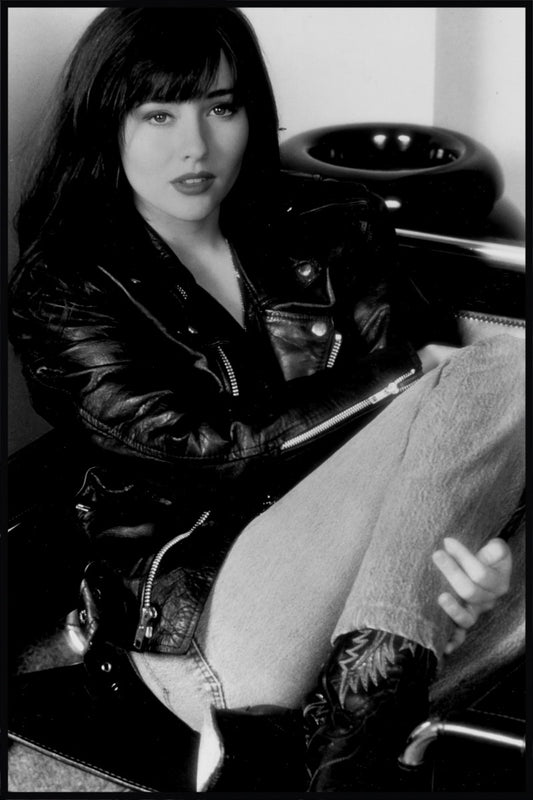 Shannen Doherty Poster for Room Aesthetic Black and White Celebrity Photo Print - xonomax