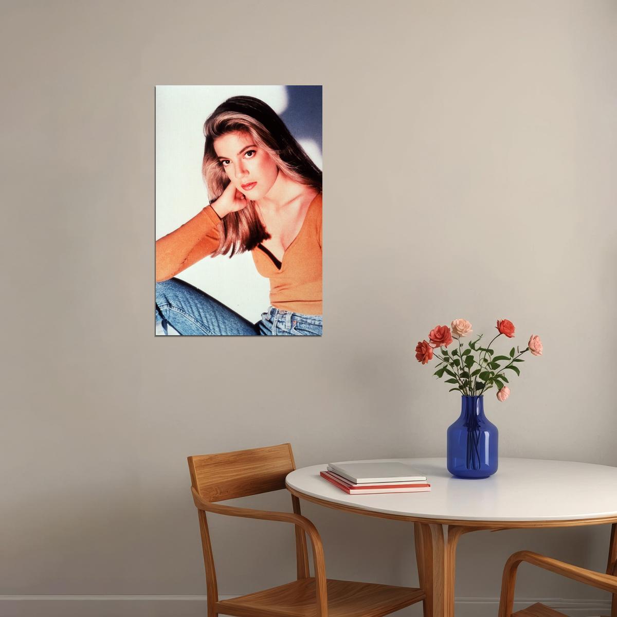 Tori Spelling Poster for Room Aesthetic Celebrity Photo Print - xonomax