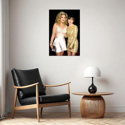 Tori Spelling and Shannen Doherty Poster for Room Aesthetic Celebrity Photo Print - xonomax
