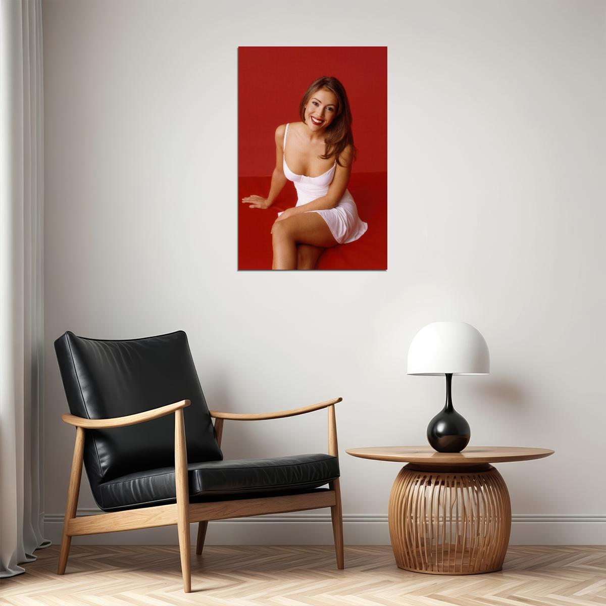 Alyssa Milano Y2k Poster for Room Aesthetic Celebrity Photo Print - xonomax