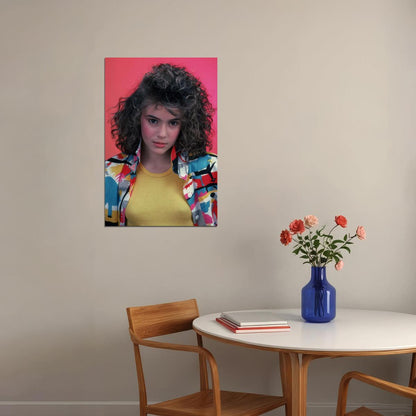 Alyssa Milano 80s Poster for Room Aesthetic Celebrity Photo Print - xonomax