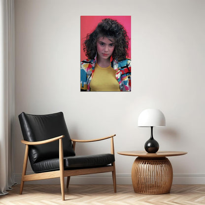 Alyssa Milano 80s Poster for Room Aesthetic Celebrity Photo Print - xonomax