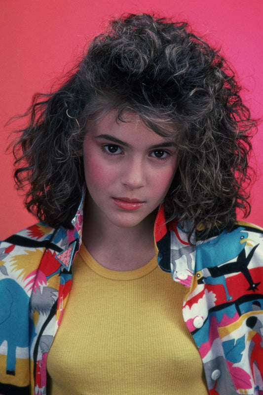 Alyssa Milano 80s Poster for Room Aesthetic Celebrity Photo Print - xonomax