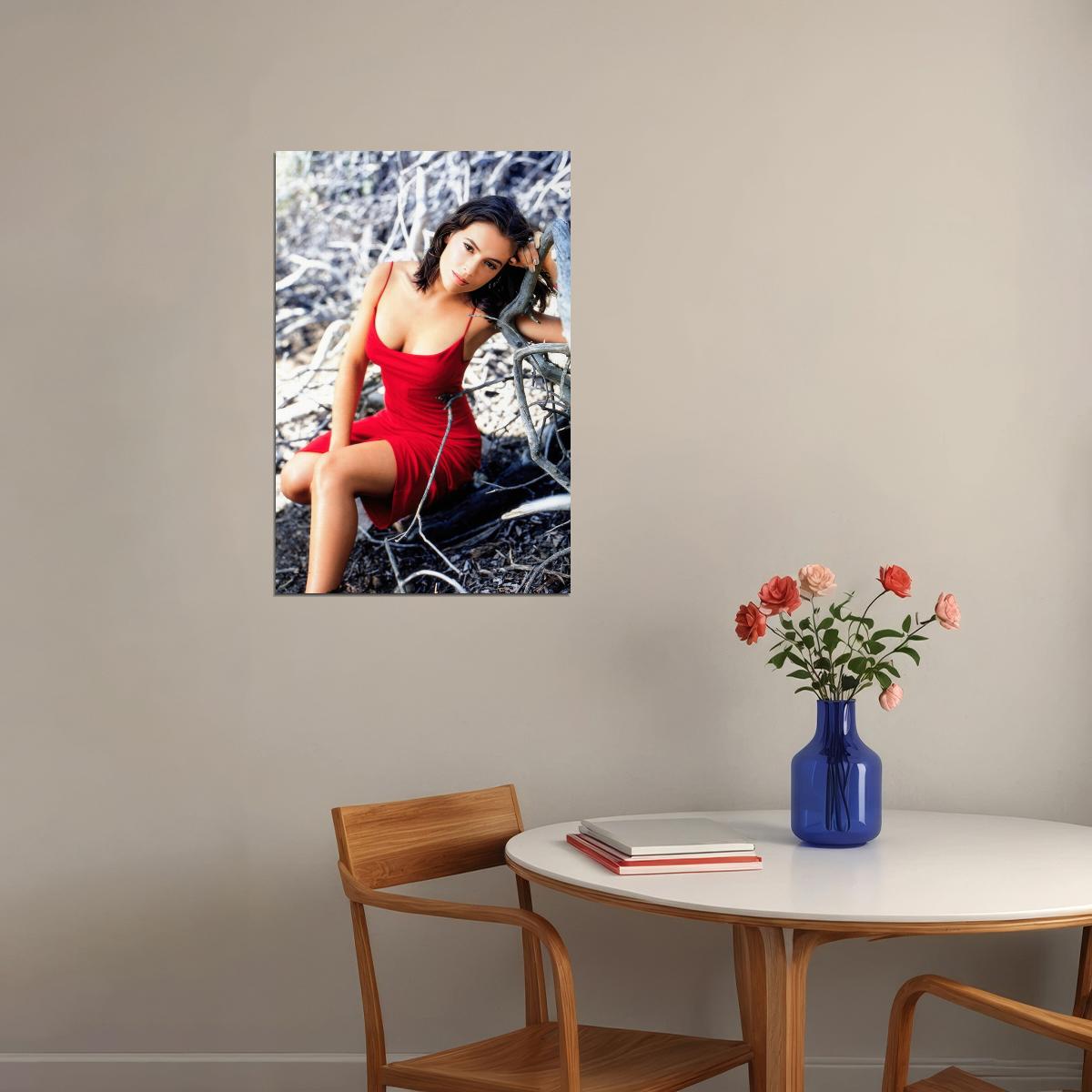 Alyssa Milano Poster for Room Sexy Aesthetic Celebrity Photo Print - xonomax
