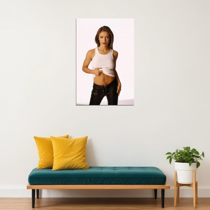 Alyssa Milano Poster for Room Aesthetic Celebrity Photo Print - xonomax