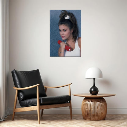 Alyssa Milano Poster for Room Aesthetic Celebrity Photo Print - xonomax