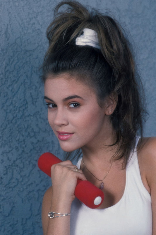 Alyssa Milano Poster for Room Aesthetic Celebrity Photo Print - xonomax