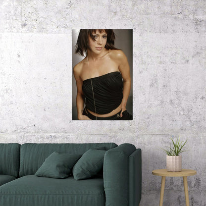 Alyssa Milano Poster for Room Aesthetic Celebrity Photo Print - xonomax
