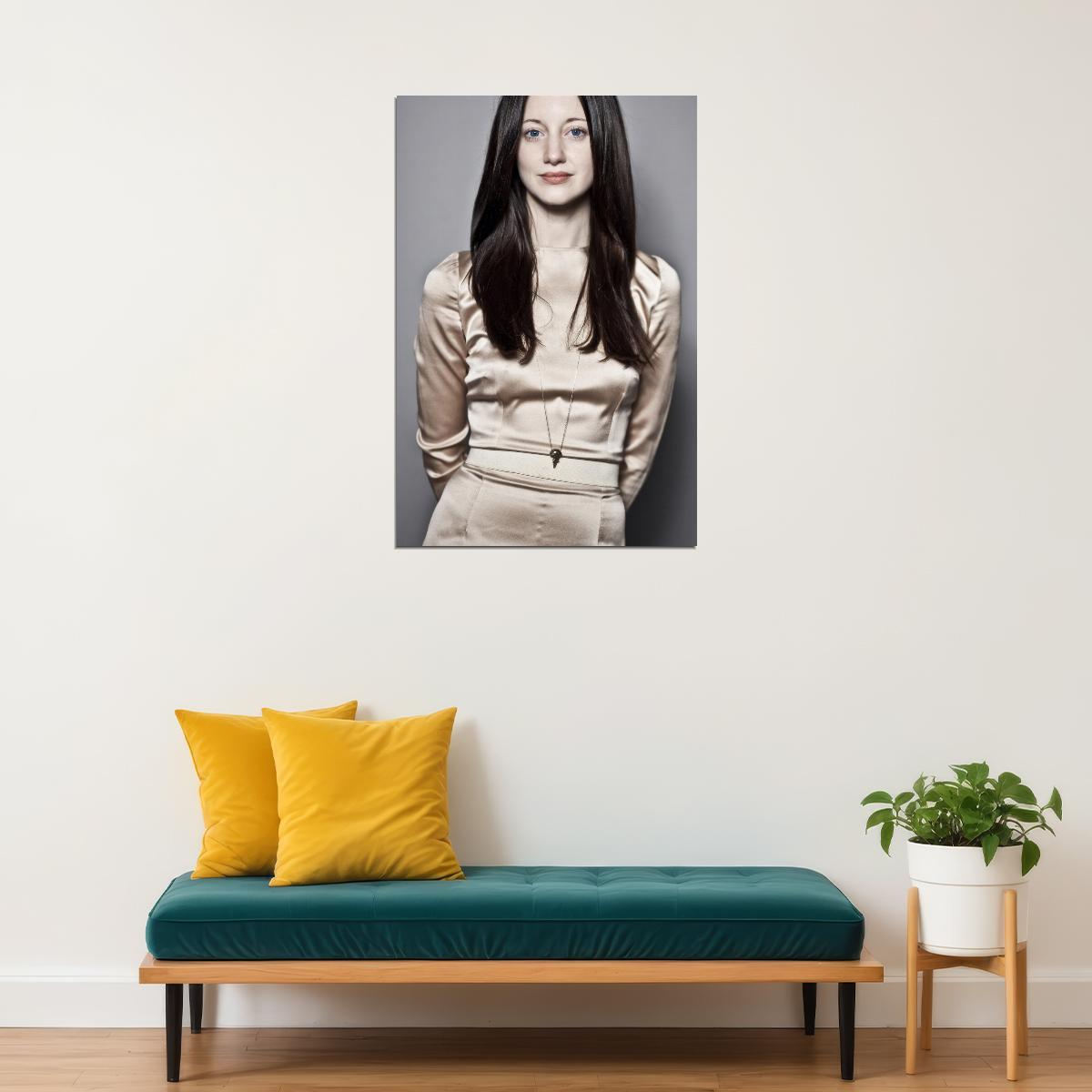 Andrea Riseborough Poster for Room Aesthetic Celebrity Photo Print - xonomax