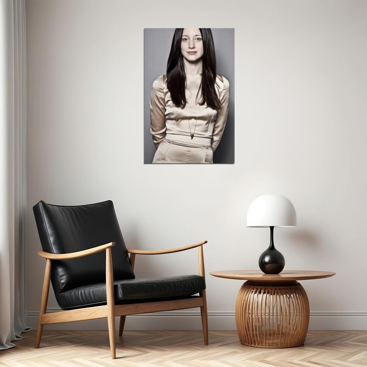 Andrea Riseborough Poster for Room Aesthetic Celebrity Photo Print - xonomax