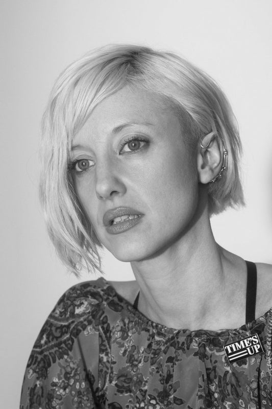 Andrea Riseborough Poster for Room Aesthetic Black and White Celebrity Photo Print