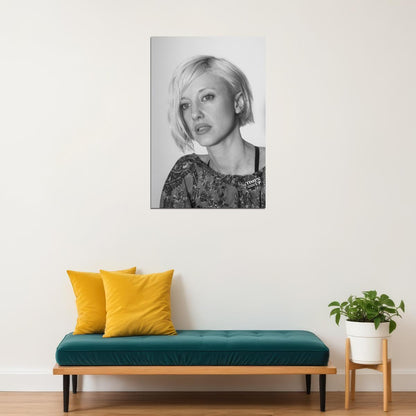 Andrea Riseborough Poster for Room Aesthetic Black and White Celebrity Photo Print - xonomax