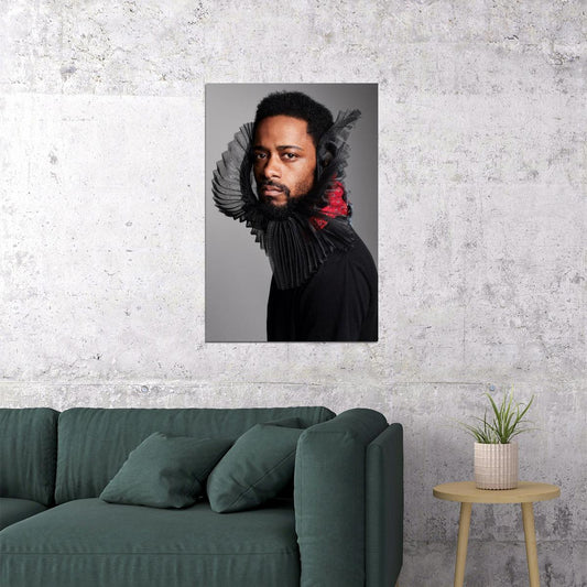 Lakeith Stanfield Poster for Room Aesthetic Celebrity Photo Print - xonomax