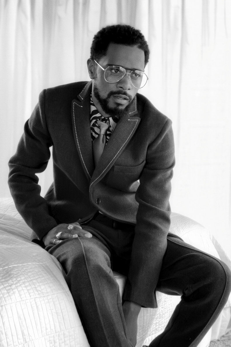 Lakeith Stanfield Poster for Room Aesthetic Black and White Celebrity Photo Print - xonomax