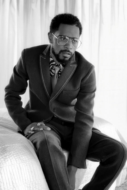 Lakeith Stanfield Poster for Room Aesthetic Black and White Celebrity Photo Print - xonomax