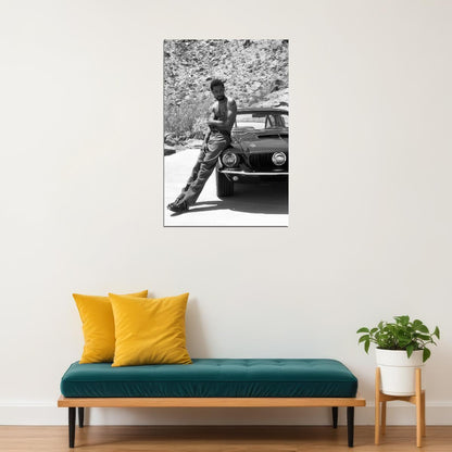 Lakeith Stanfield Shirtless Poster for Room Aesthetic Black and White Celebrity Photo Print - xonomax