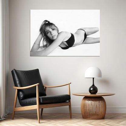 Maya Hawke Sexy Poster for Room Aesthetic Black and White Celebrity Photo Print - xonomax