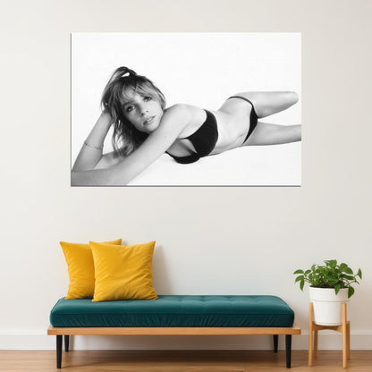 Maya Hawke Sexy Poster for Room Aesthetic Black and White Celebrity Photo Print - xonomax