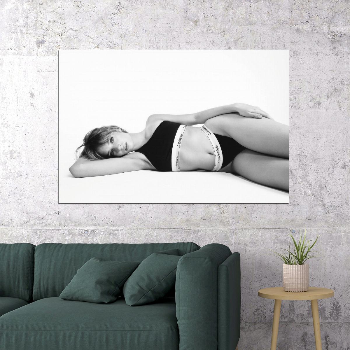 Maya Hawke Poster for Room Aesthetic Sexy Black and White Celebrity Photo Print - xonomax