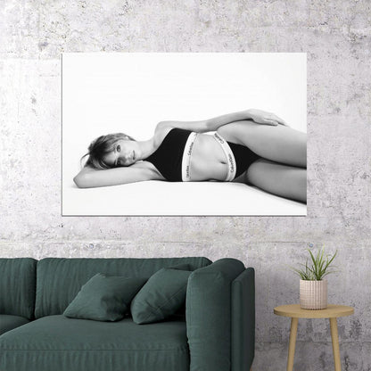Maya Hawke Poster for Room Aesthetic Sexy Black and White Celebrity Photo Print - xonomax