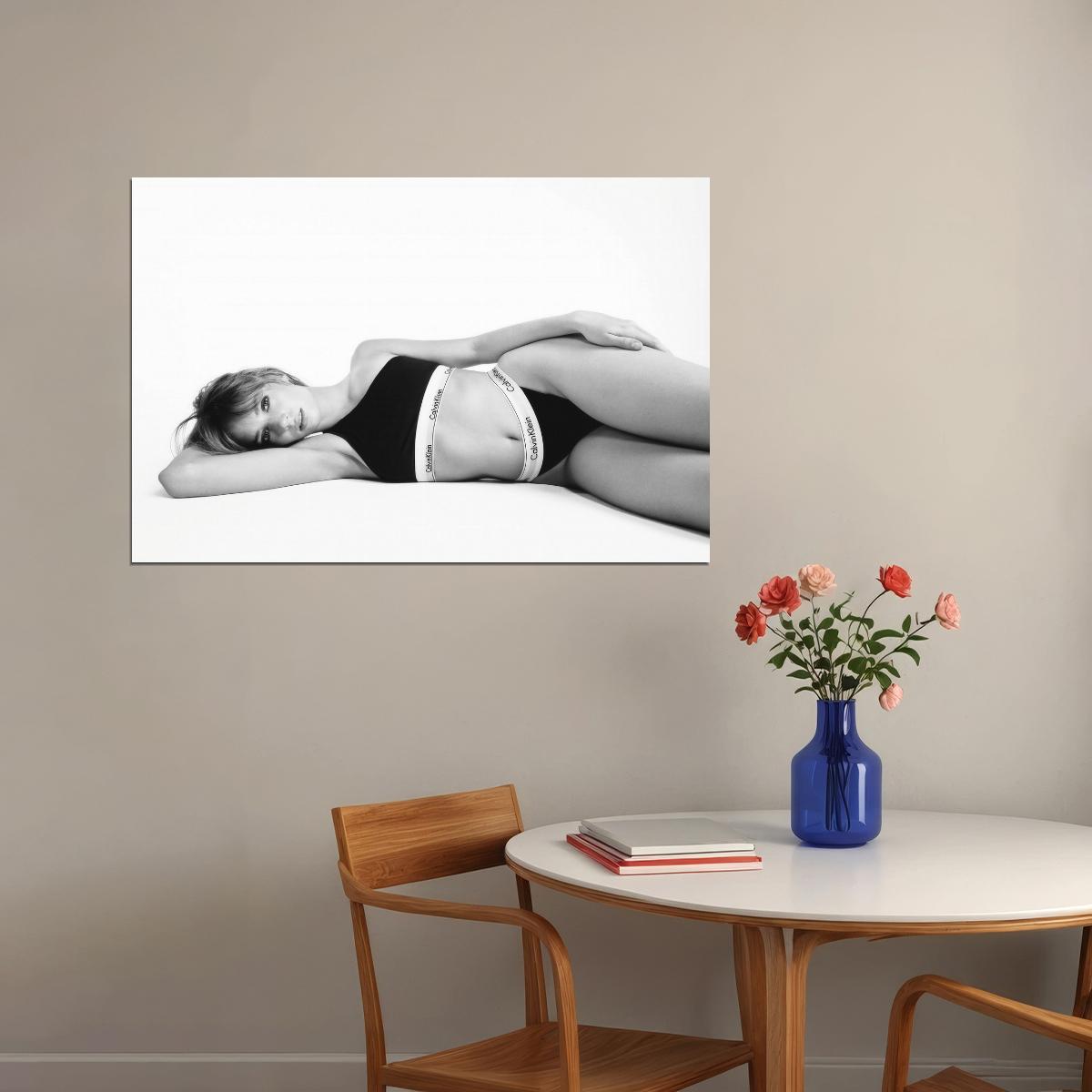 Maya Hawke Poster for Room Aesthetic Sexy Black and White Celebrity Photo Print - xonomax