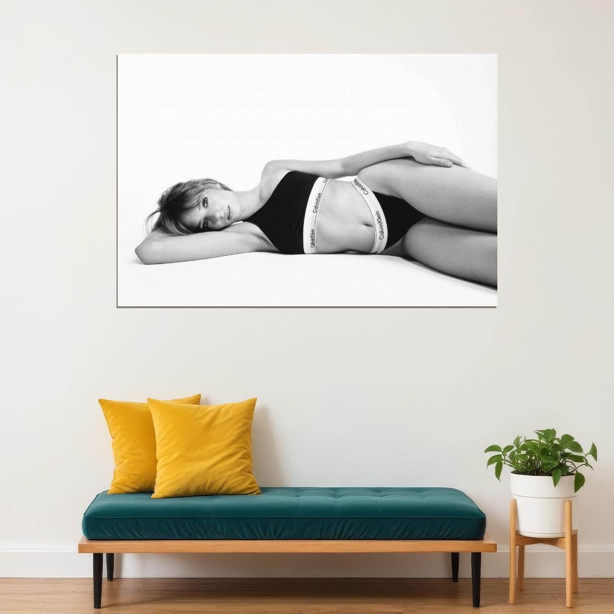Maya Hawke Poster for Room Aesthetic Sexy Black and White Celebrity Photo Print - xonomax