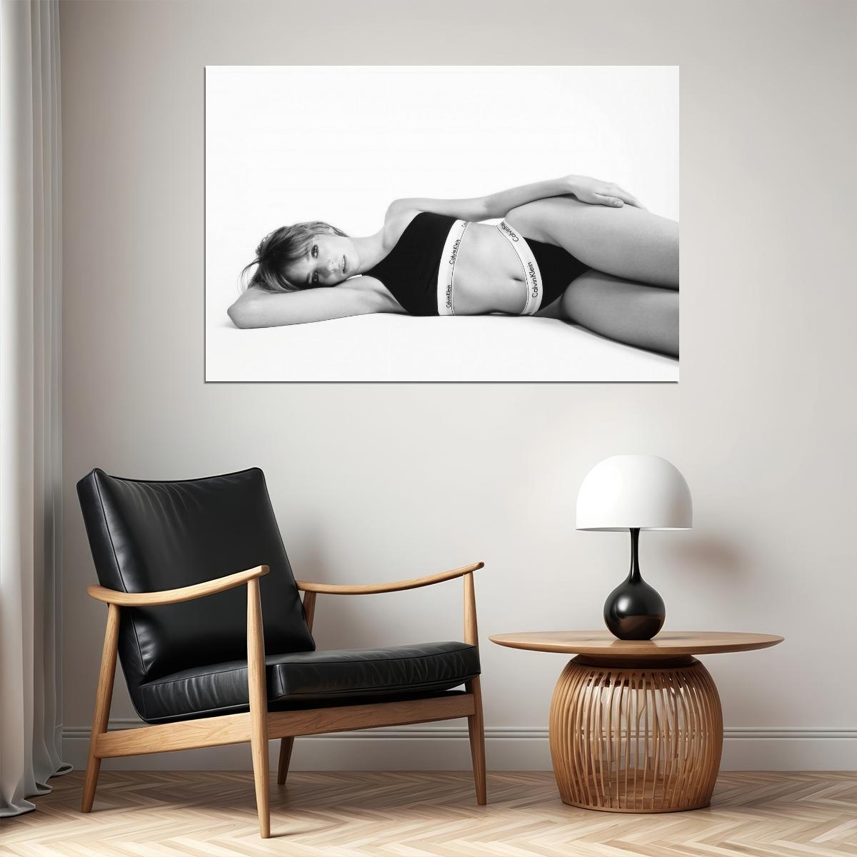 Maya Hawke Poster for Room Aesthetic Sexy Black and White Celebrity Photo Print - xonomax