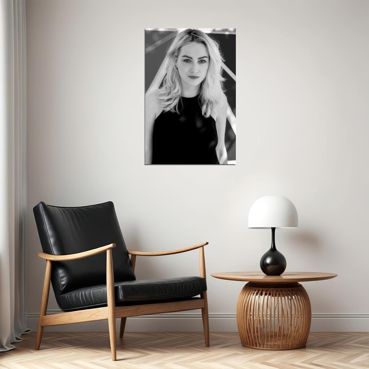 Jamie Clayton Poster for Room Aesthetic Black and White Celebrity Photo Print - xonomax