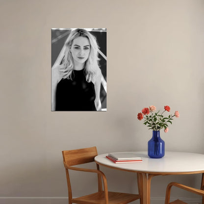 Jamie Clayton Poster for Room Aesthetic Black and White Celebrity Photo Print - xonomax
