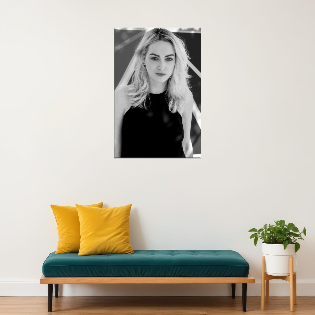 Jamie Clayton Poster for Room Aesthetic Black and White Celebrity Photo Print - xonomax