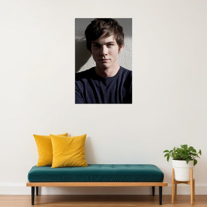 Logan Lerman Poster for Room Aesthetic Celebrity Photo Print - xonomax