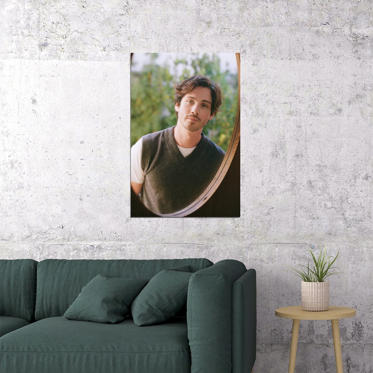 Logan Lerman Poster for Room Aesthetic Celebrity Photo Print - xonomax