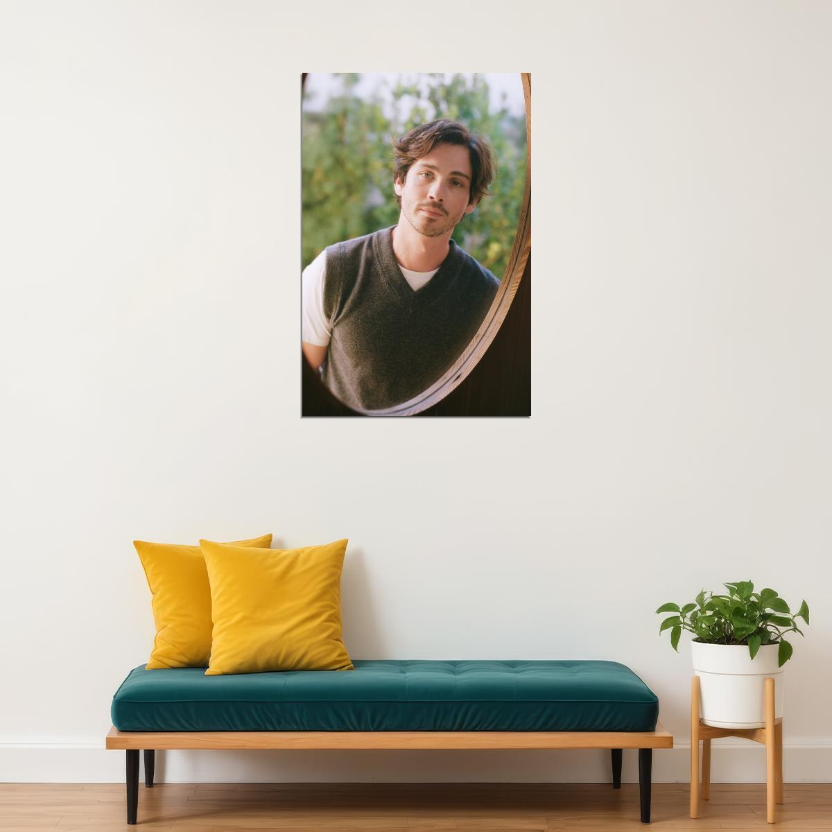 Logan Lerman Poster for Room Aesthetic Celebrity Photo Print - xonomax