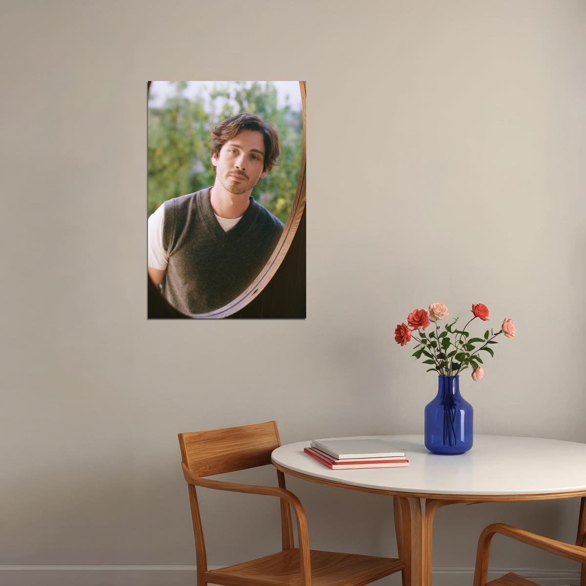 Logan Lerman Poster for Room Aesthetic Celebrity Photo Print - xonomax