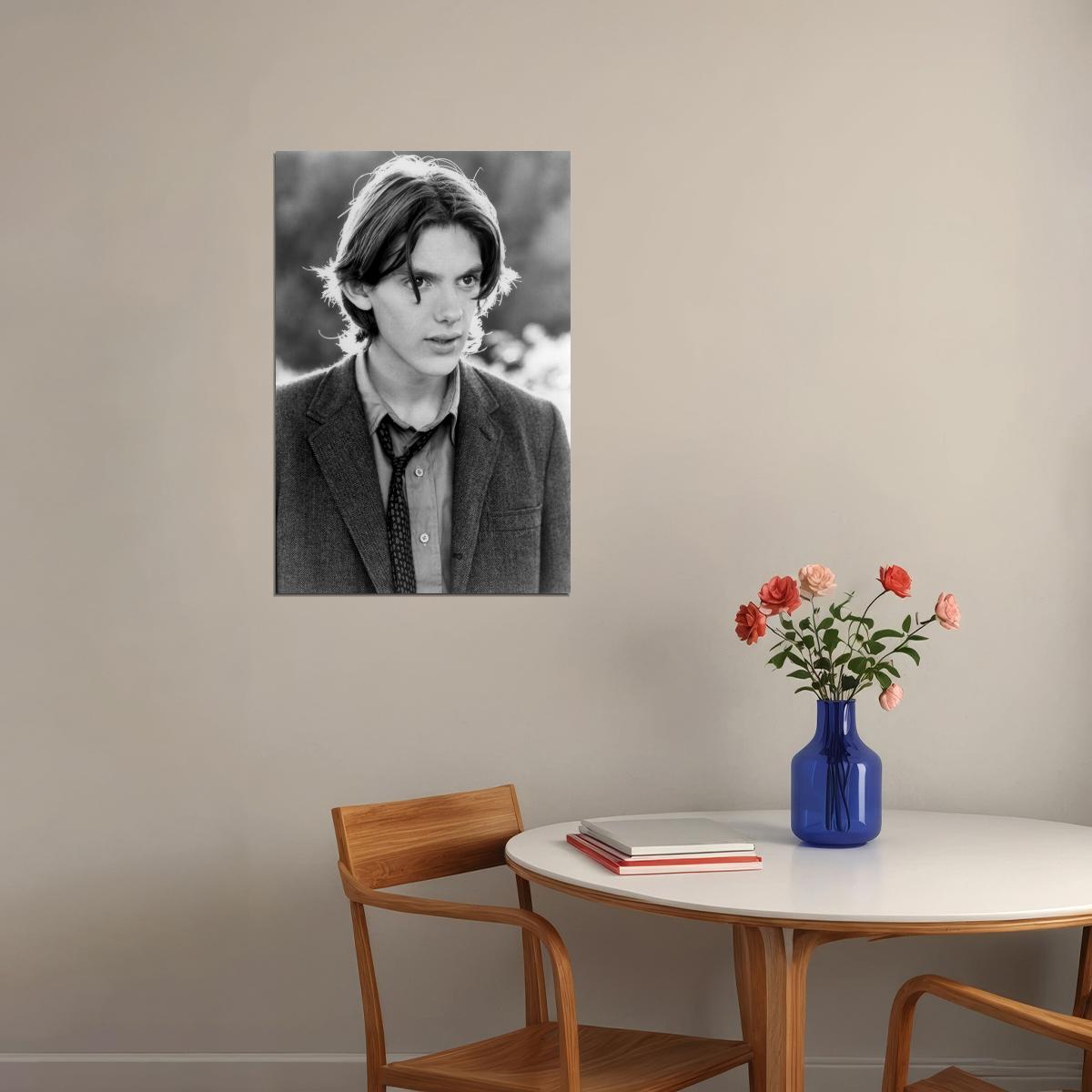 Lukas Haas Poster for Room Aesthetic Black and White Celebrity Photo Print - xonomax