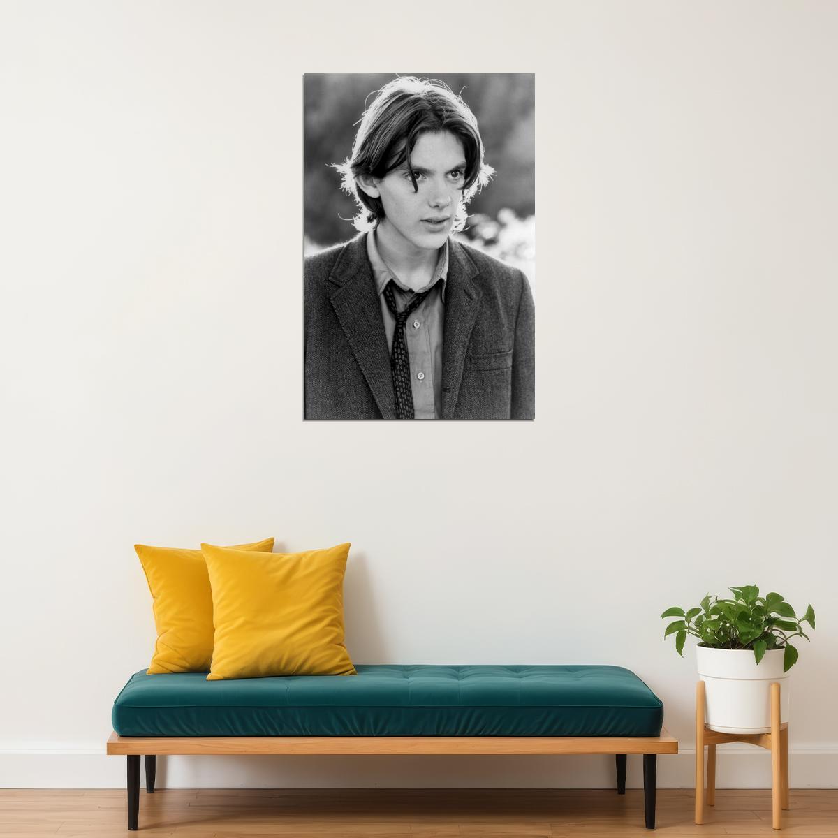 Lukas Haas Poster for Room Aesthetic Black and White Celebrity Photo Print - xonomax