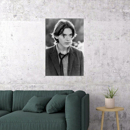 Lukas Haas Poster for Room Aesthetic Black and White Celebrity Photo Print - xonomax