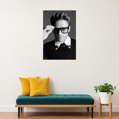 James Norton Poster for Room Aesthetic Black and White Celebrity Photo Print - xonomax