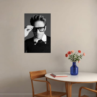 James Norton Poster for Room Aesthetic Black and White Celebrity Photo Print - xonomax