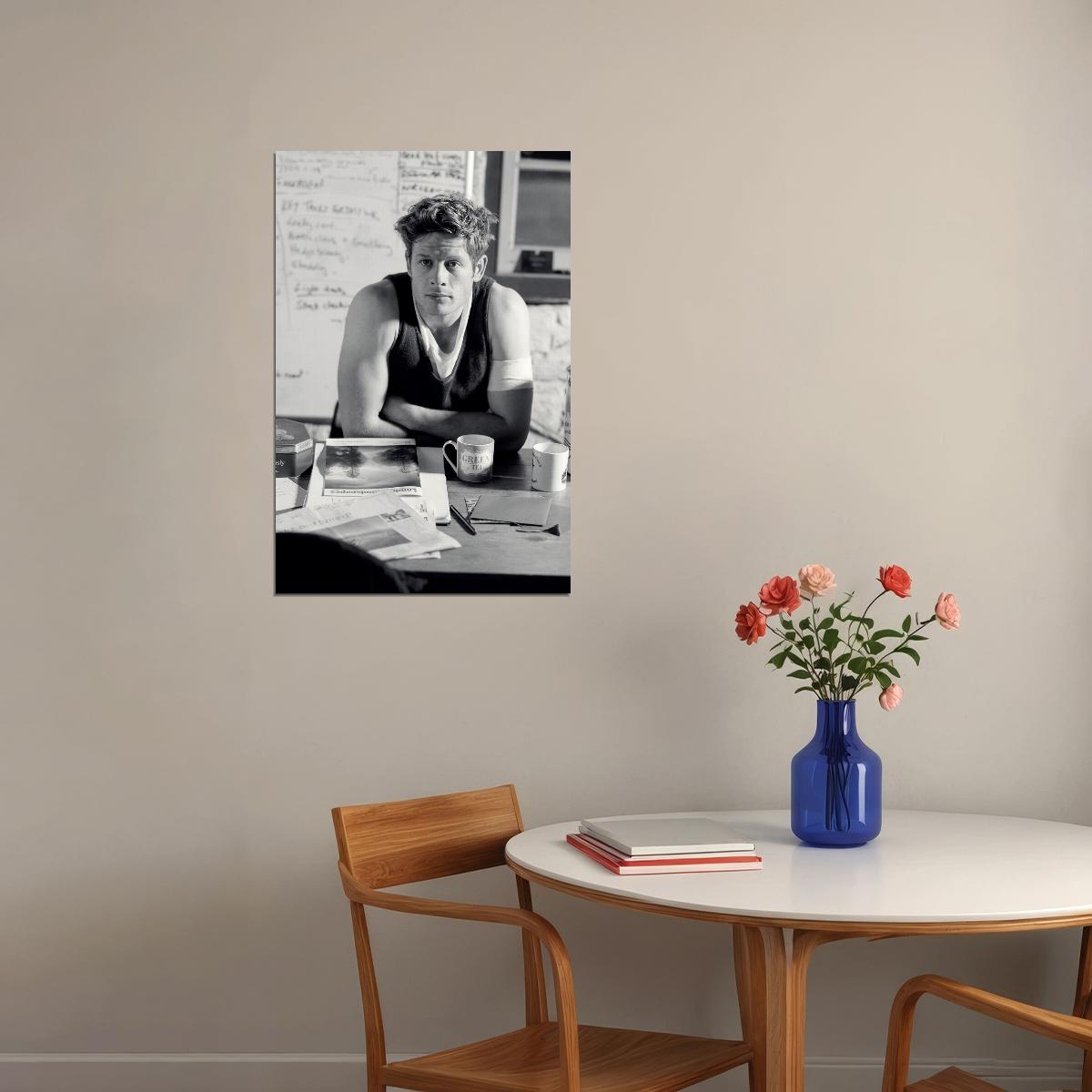 James Norton Poster for Room Aesthetic Black and White Celebrity Photo Print - xonomax